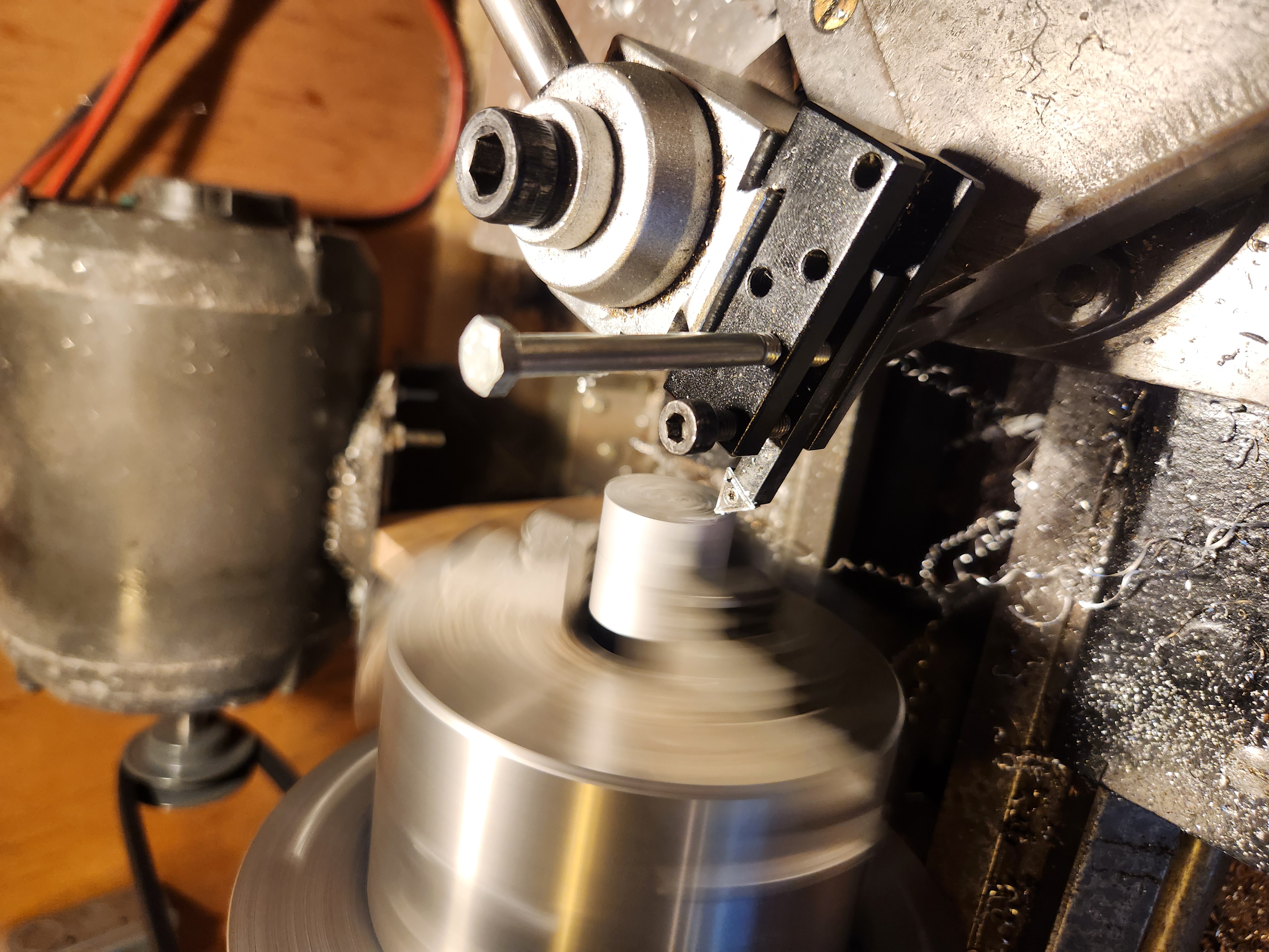 Cutting bearing seats and drilling main hole